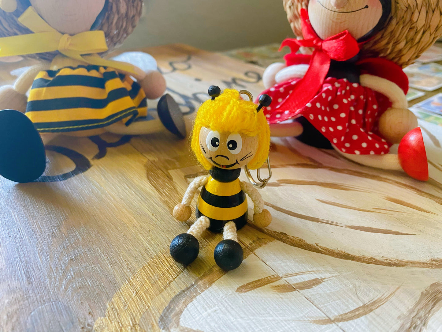 Bee Girl - Keychain